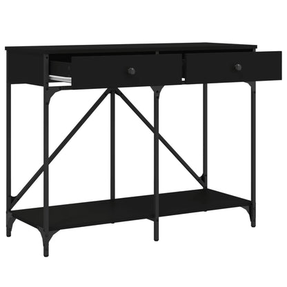 Avlastningsbord Konsollbord Svart 100x39x78,5 cm