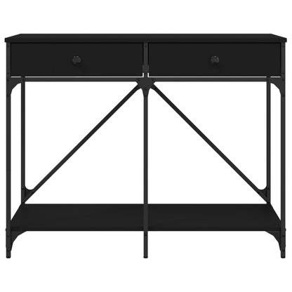 Avlastningsbord Konsollbord Svart 100x39x78,5 cm