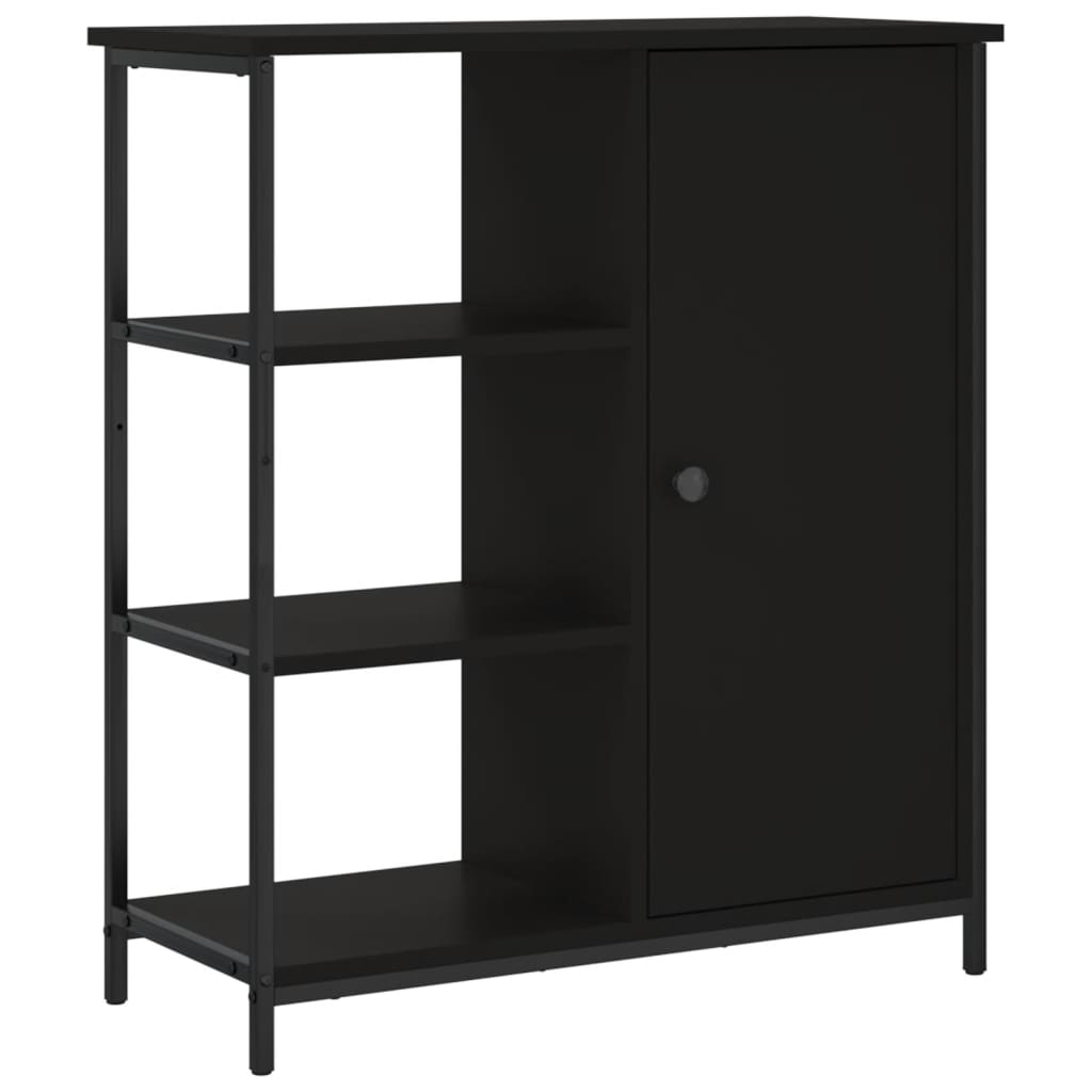 Skjenk Svart 70x30x80 cm