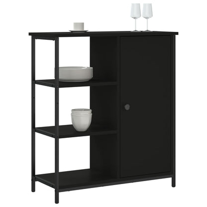Skjenk Svart 70x30x80 cm