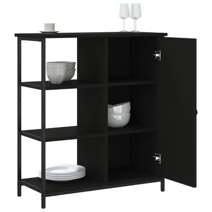 Skjenk Svart 70x30x80 cm