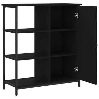 Skjenk Svart 70x30x80 cm