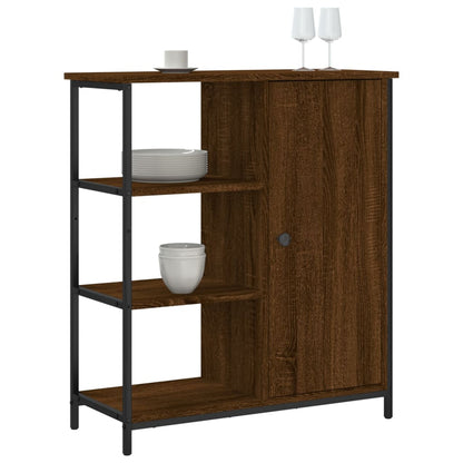 Skjenk brun eik 70x30x80 cm konstruert tre
