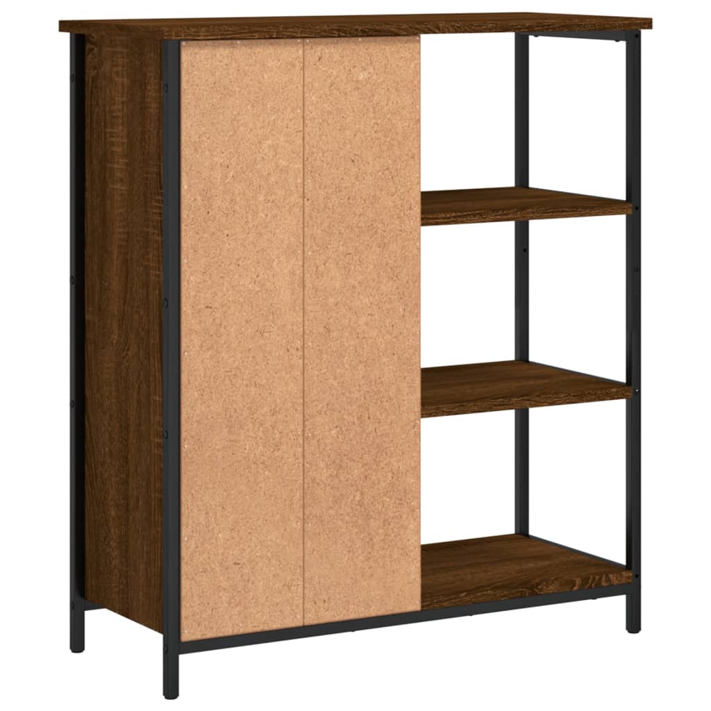 Skjenk brun eik 70x30x80 cm konstruert tre