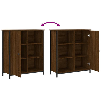 Kommode Brun Eik 70x30x80 cm