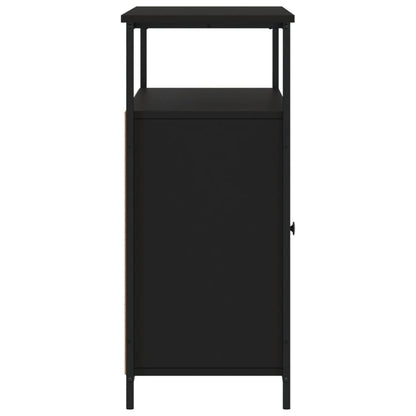 Skjenk Svart 100x35x80 cm