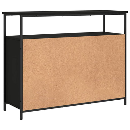 Skjenk Svart 100x35x80 cm