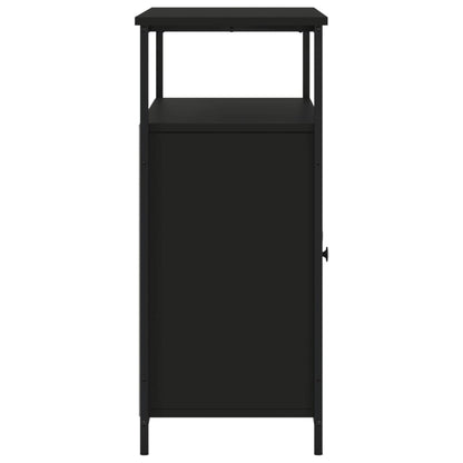 Skjenk Svart 100x35x80 cm