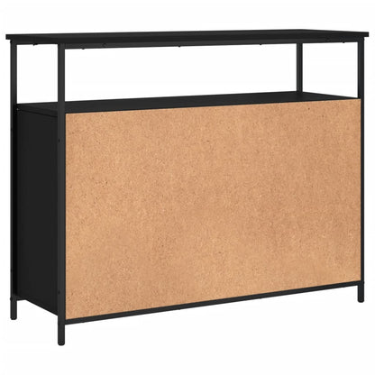 Skjenk Svart 100x35x80 cm