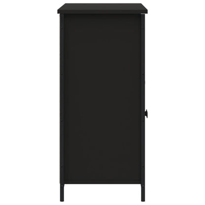 Skjenk Svart 100x35x75 cm