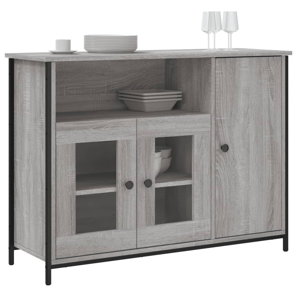 Skjenk Sonoma Grå 100x35x75 cm