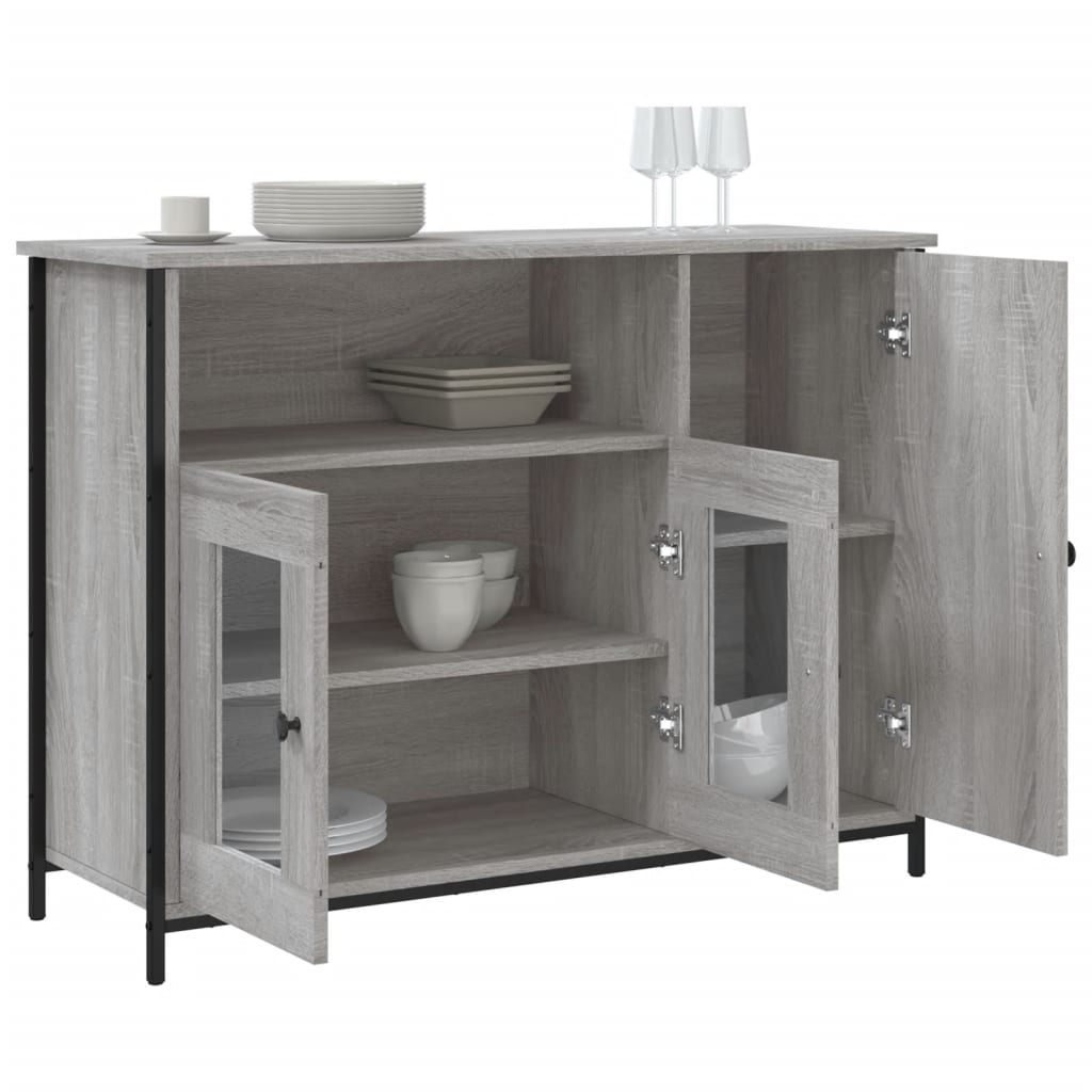 Skjenk Sonoma Grå 100x35x75 cm