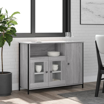 Skjenk Sonoma Grå 100x35x75 cm