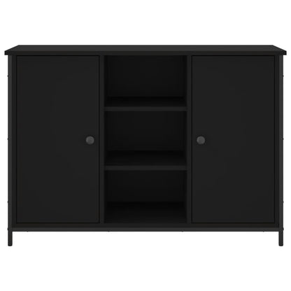 Kommode Svart 100x35x70 cm