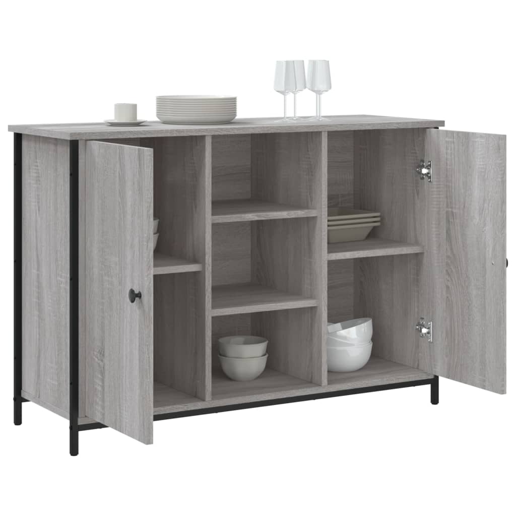 Skjenk Sonoma Grå 100x35x70 cm