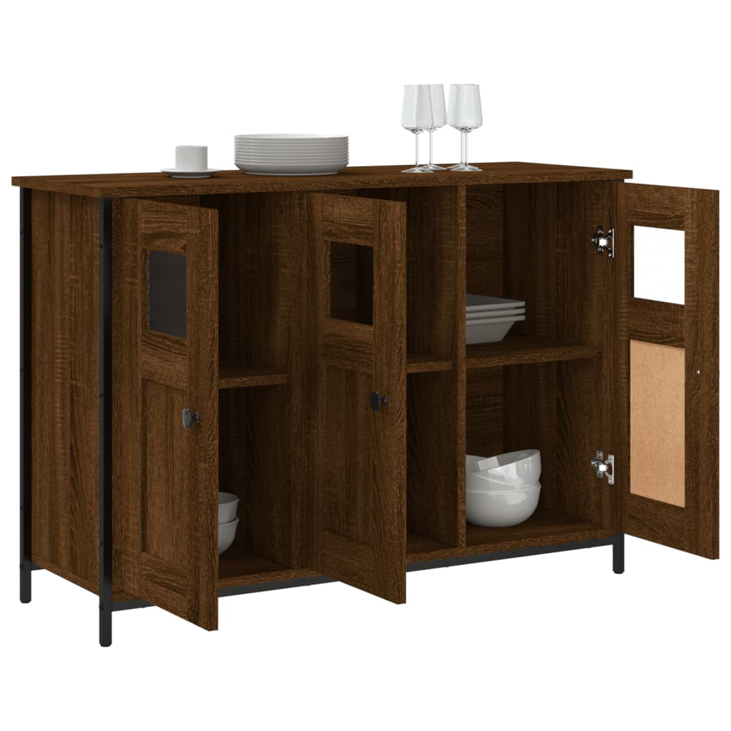 Kommode Brun Eik 100x35x70 cm