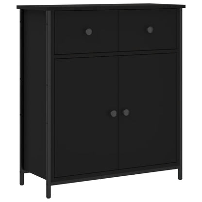 Skjenk Svart 70x30x80 cm