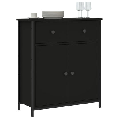 Skjenk Svart 70x30x80 cm