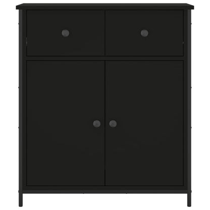 Skjenk Svart 70x30x80 cm