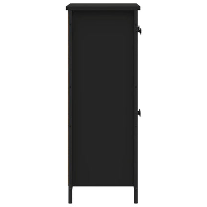 Skjenk Svart 70x30x80 cm