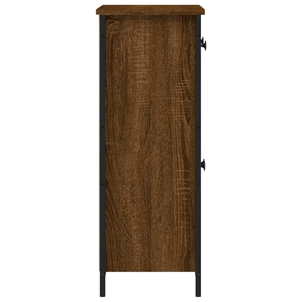 Kommode Brun Eik 70x30x80 cm