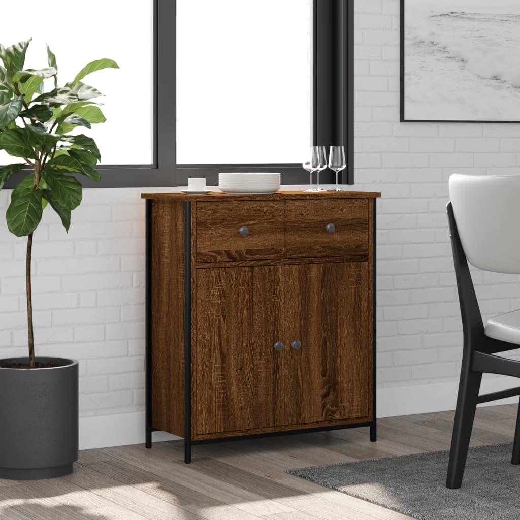 Kommode Brun Eik 70x30x80 cm