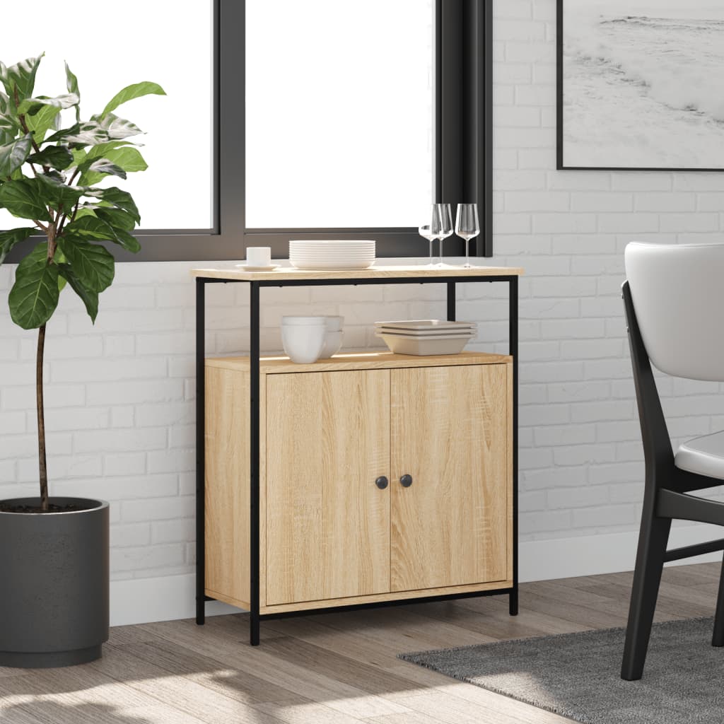 Skjenk sonoma eik 70x30x80 cm konstruert tre