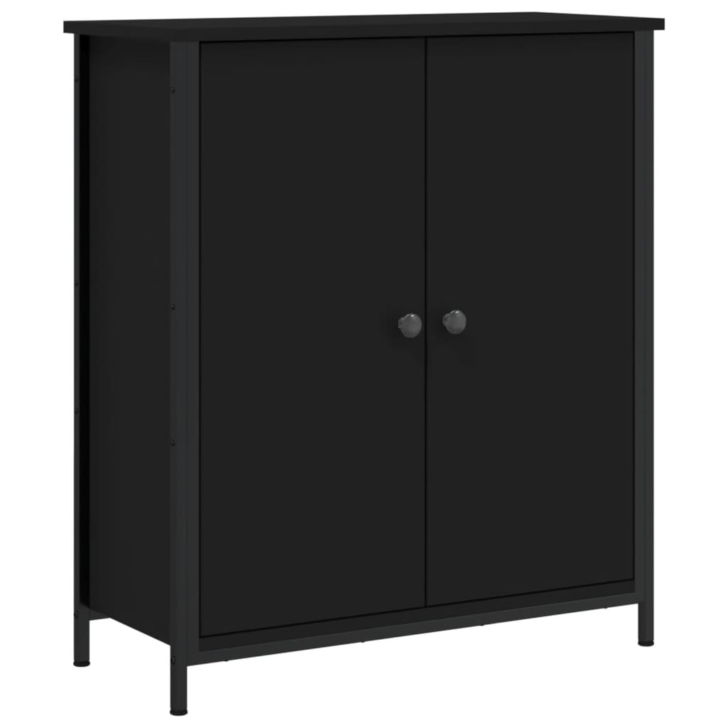Skjenk Svart 70x30x80 cm