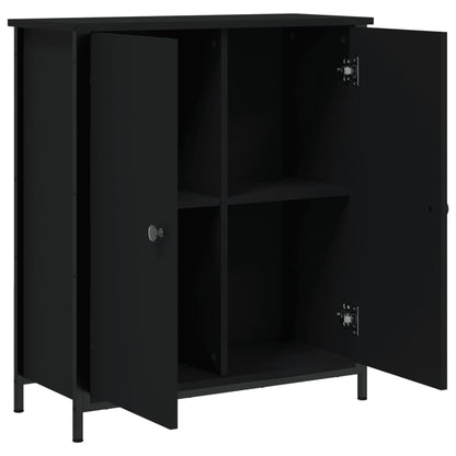 Skjenk Svart 70x30x80 cm