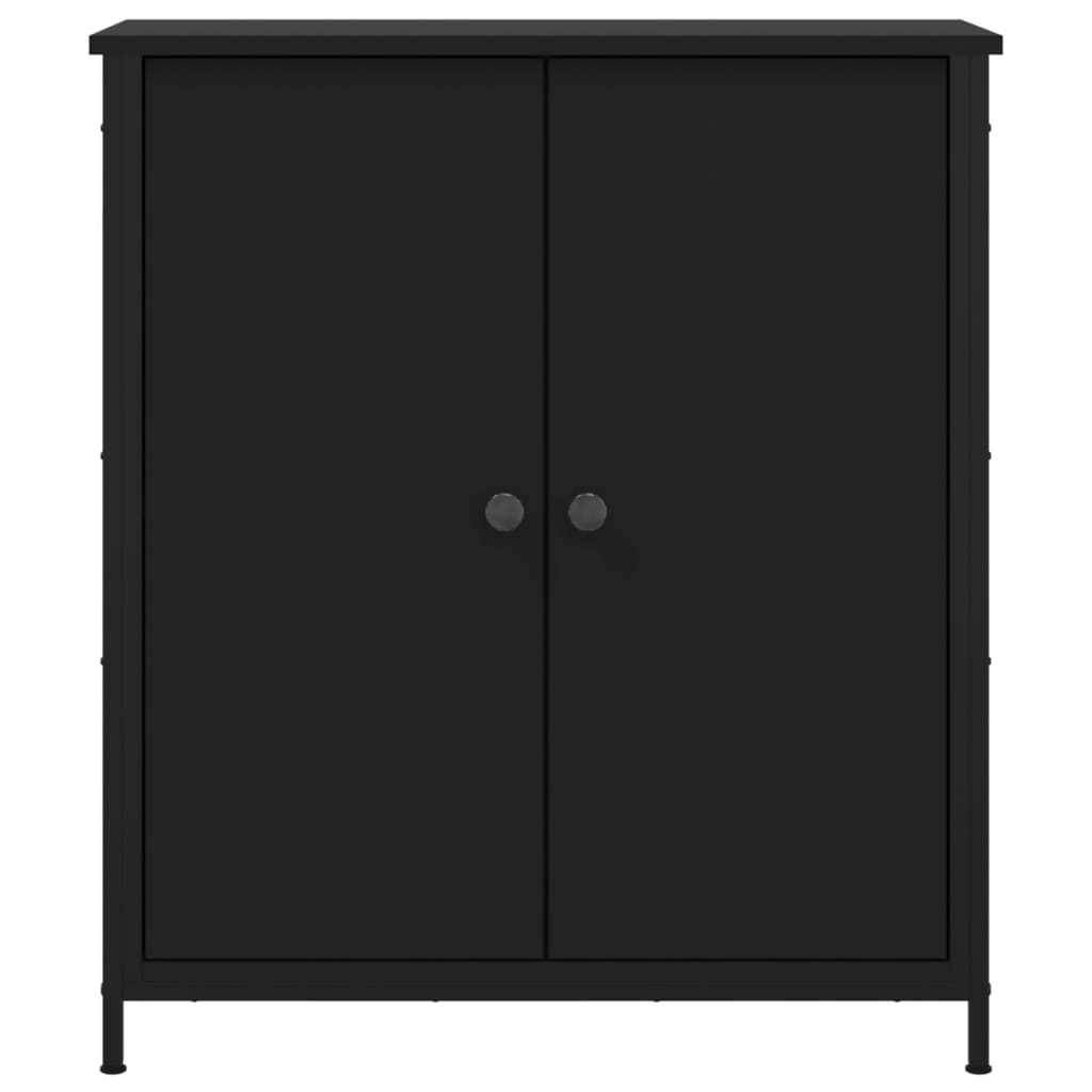 Skjenk Svart 70x30x80 cm