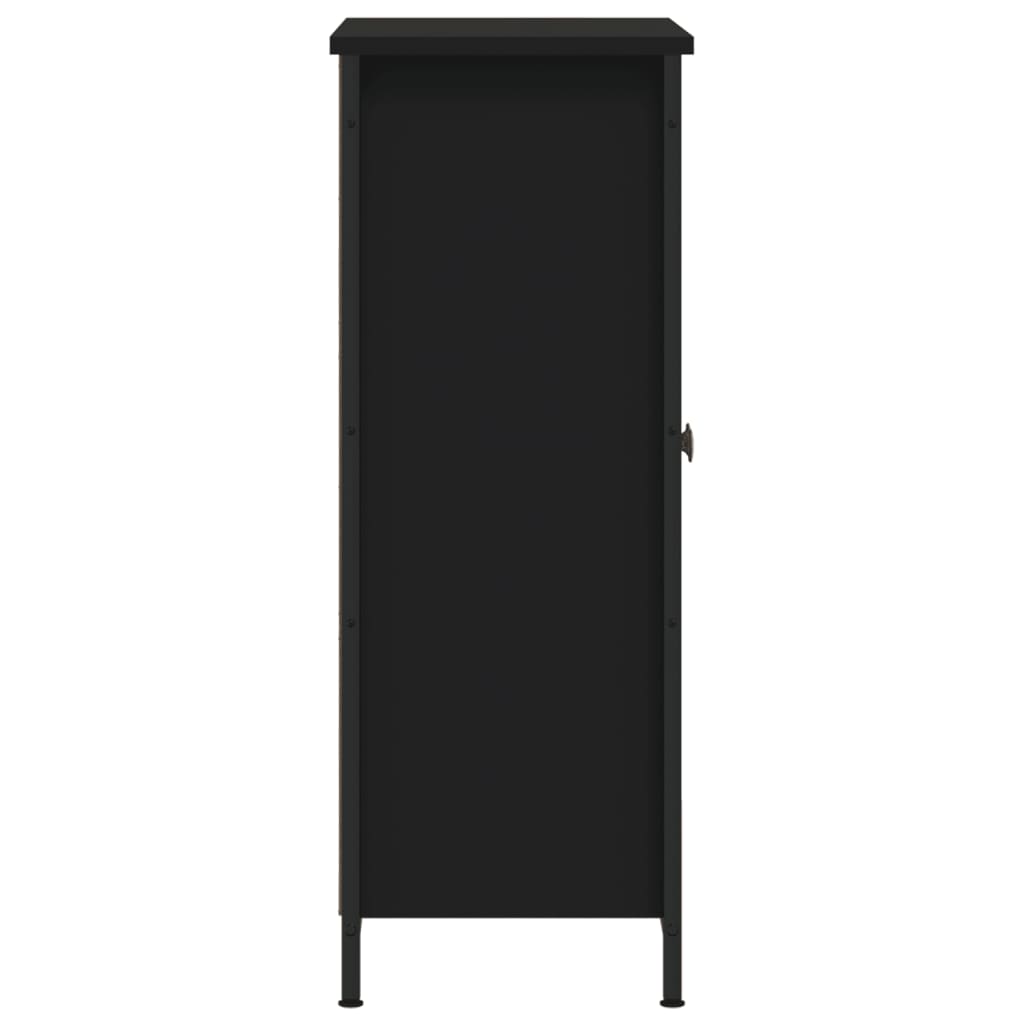 Skjenk Svart 70x30x80 cm