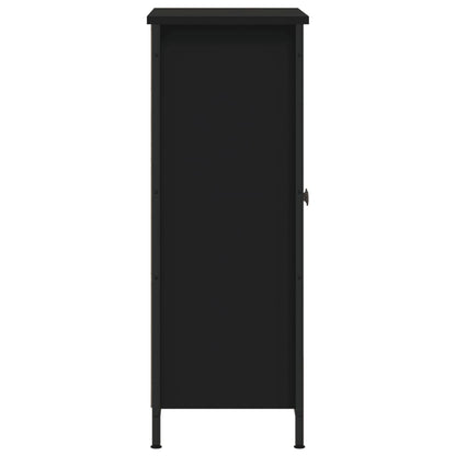 Skjenk Svart 70x30x80 cm