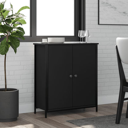 Skjenk Svart 70x30x80 cm