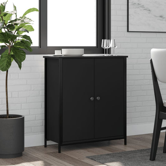 Skjenk Svart 70x30x80 cm