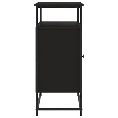 Skjenk Svart 100x35x80 cm
