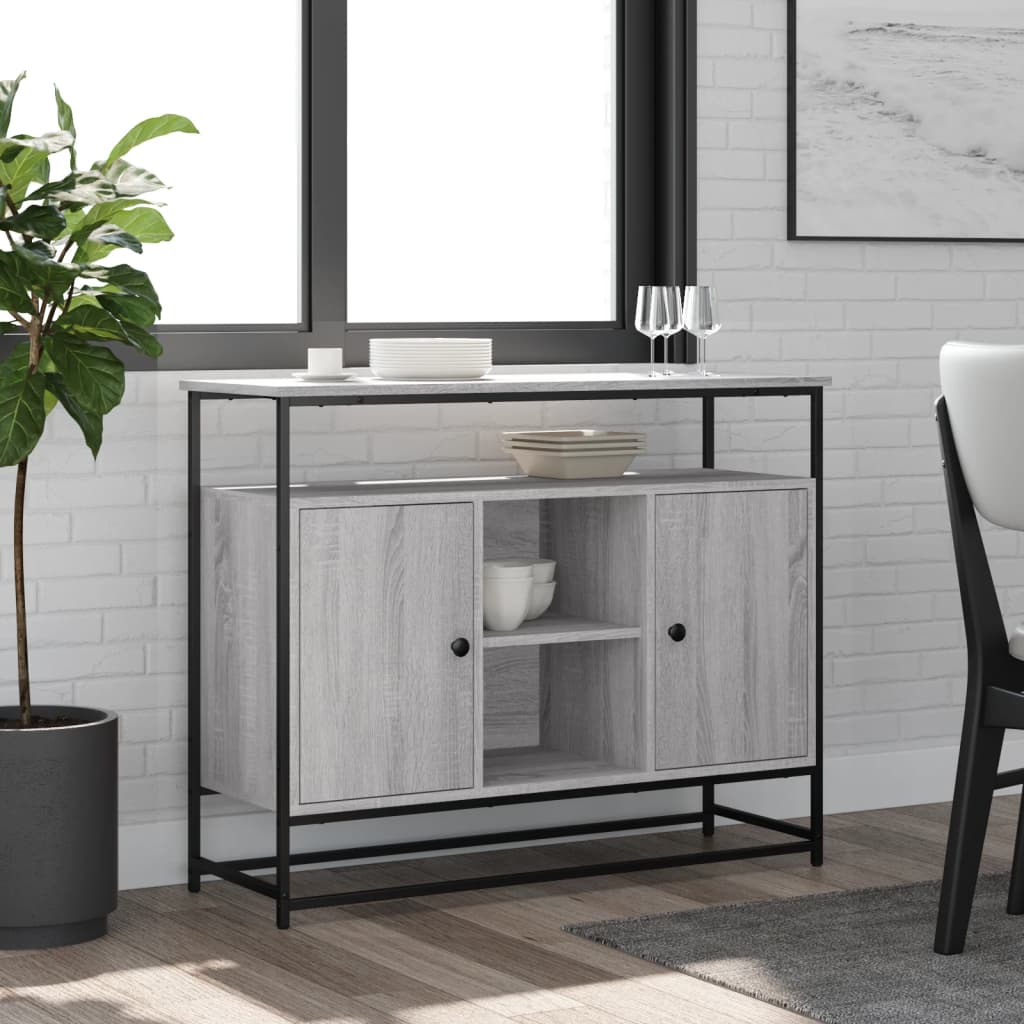 Kommode Sonoma Grå 100x35x80 cm
