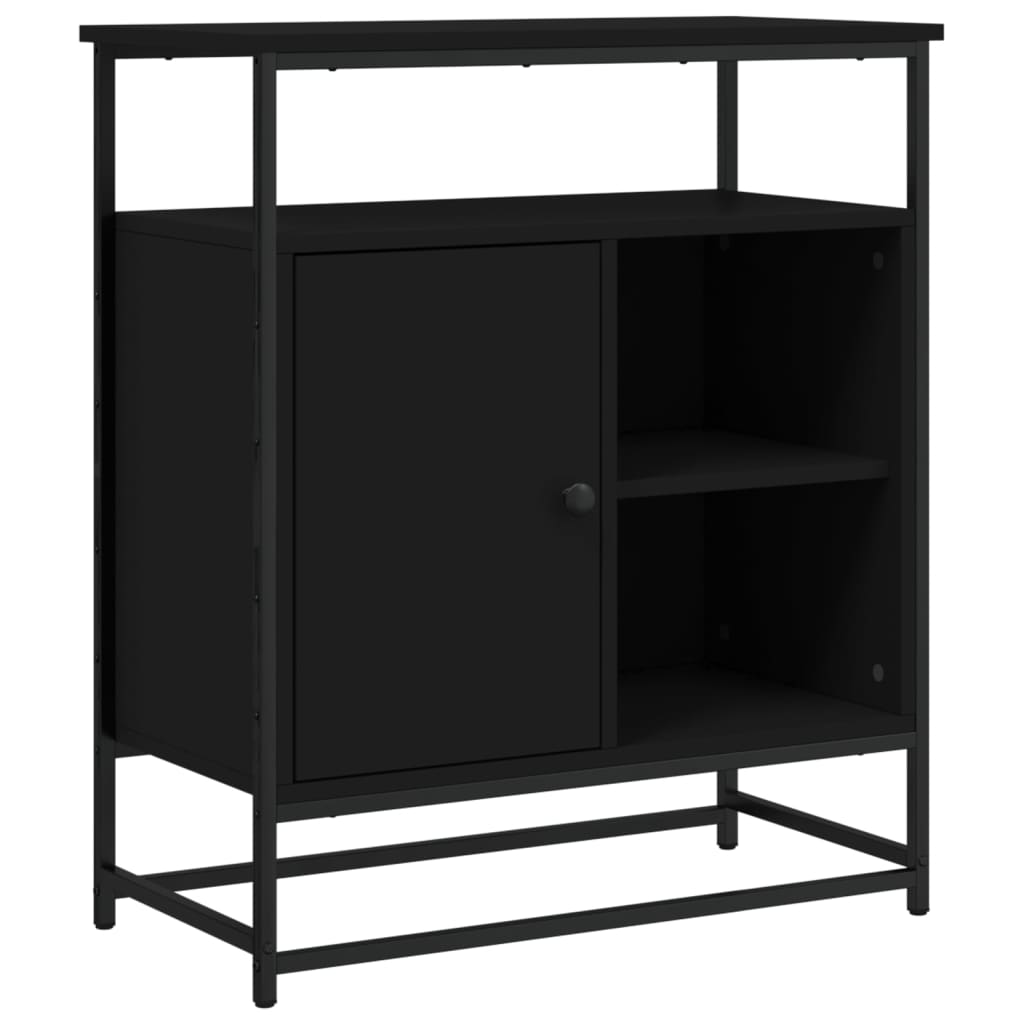 Skjenk Svart 69x35x80 cm