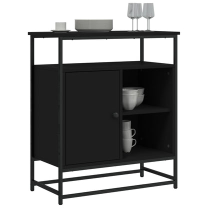 Skjenk Svart 69x35x80 cm