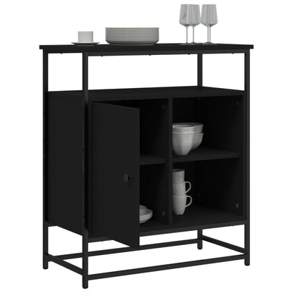 Skjenk Svart 69x35x80 cm