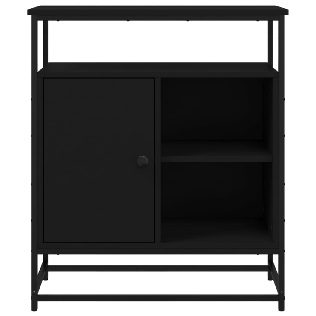 Skjenk Svart 69x35x80 cm