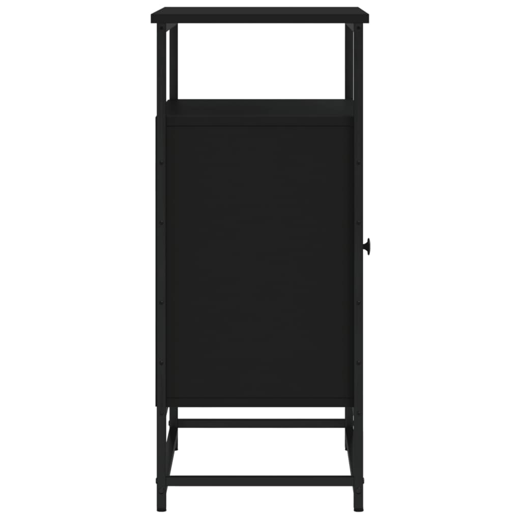 Skjenk Svart 69x35x80 cm