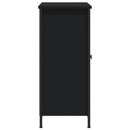 Skjenk Svart 100x33x75 cm