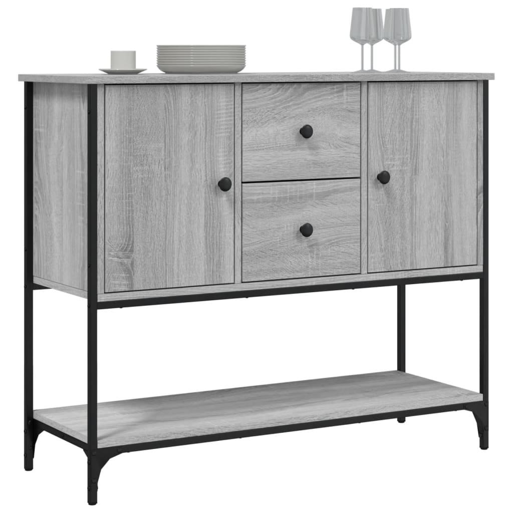 Skjenk Sonoma Grå 100x36x85 cm