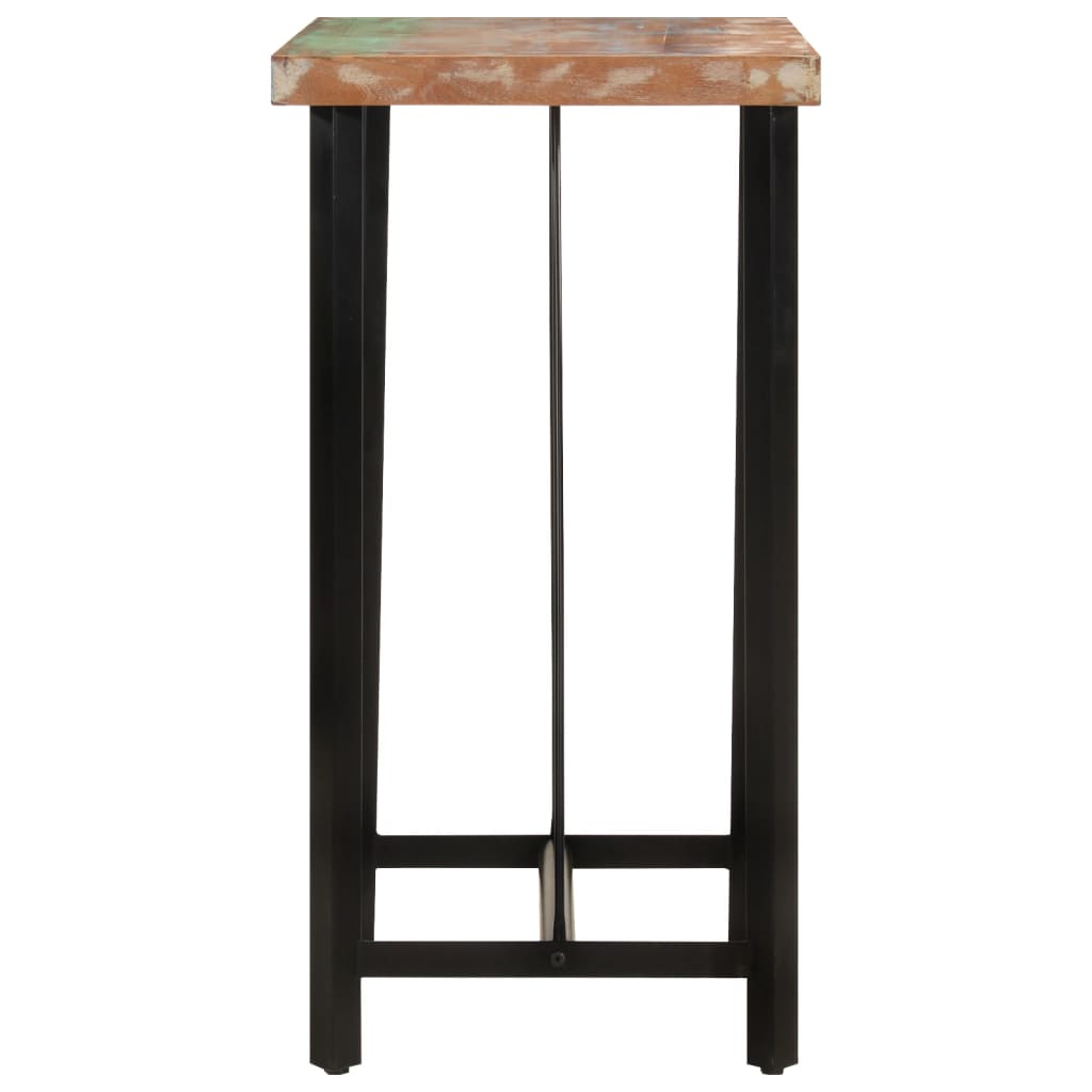 Barbord 55x55x107 cm heltre akasie og jern