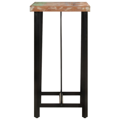 Barbord 55x55x107 cm heltre akasie og jern