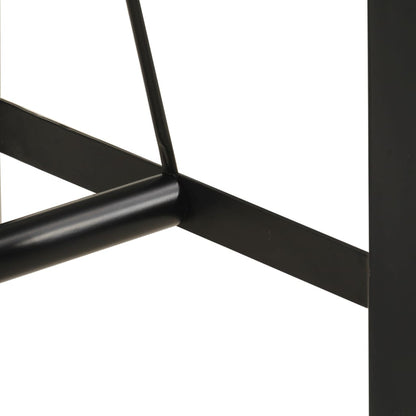 Barbord 110x55x107 cm gjenvunnet heltre og jern