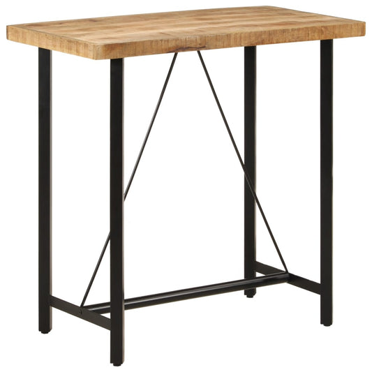 Barbord 110x55x107 cm heltre mango og jern