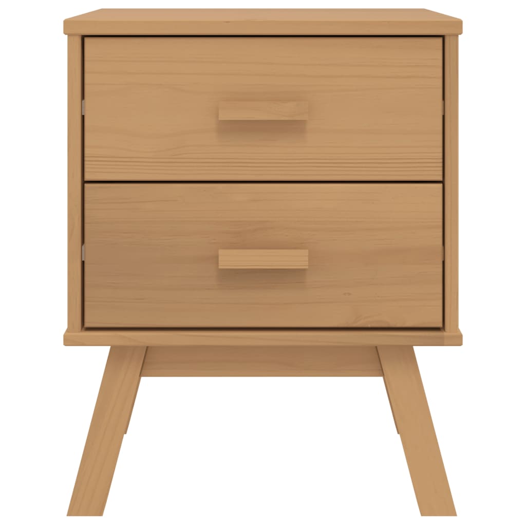 Nattbord Sengbord Brun OLDEN heltre furu