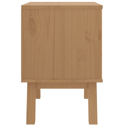 Nattbord Sengbord Hvit og Brun OLDEN heltre furu