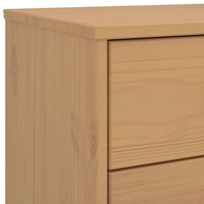 Kommode OLDEN brun heltre furu
